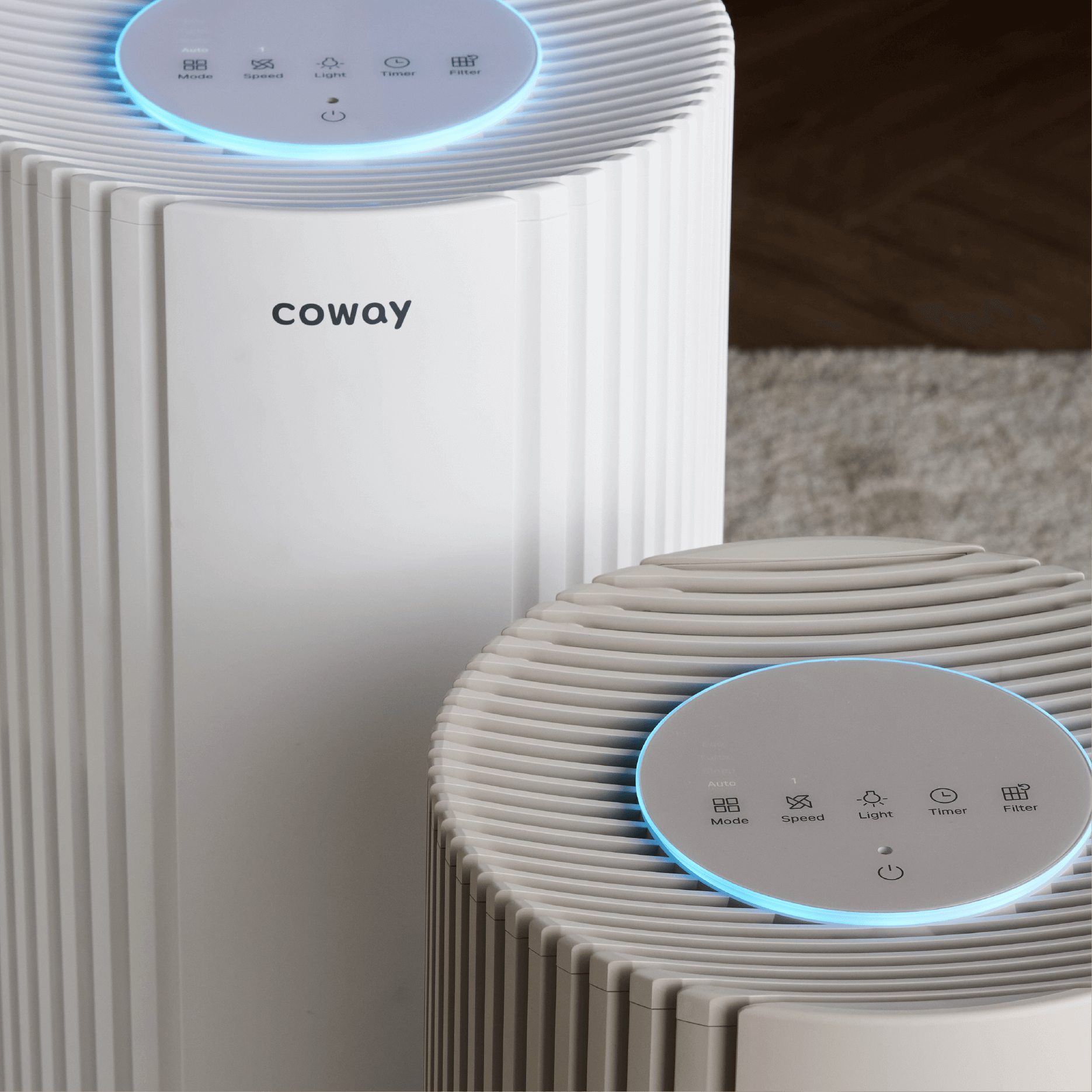 Storm 2 superior performance air purifier view from top - Coway Malaysia